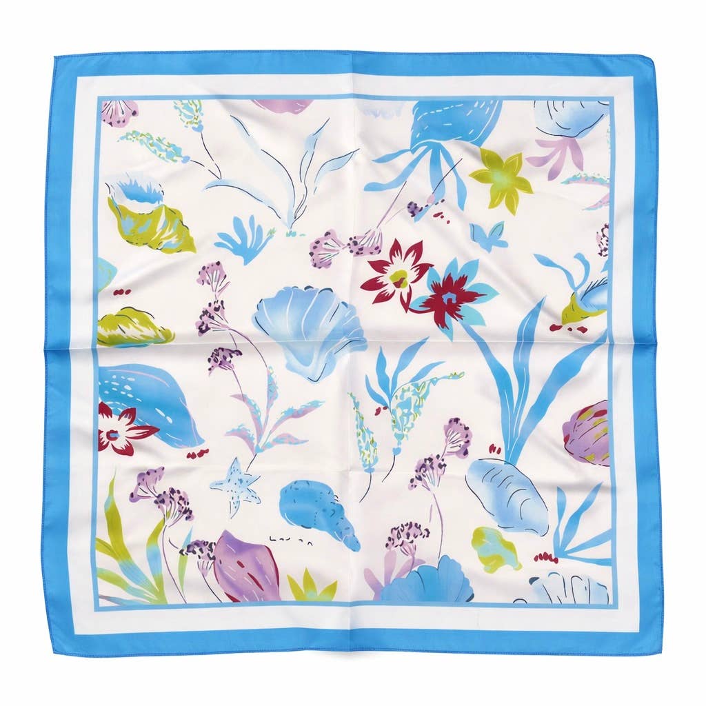 Patterned scarf 65 X 65 CM FL348DF