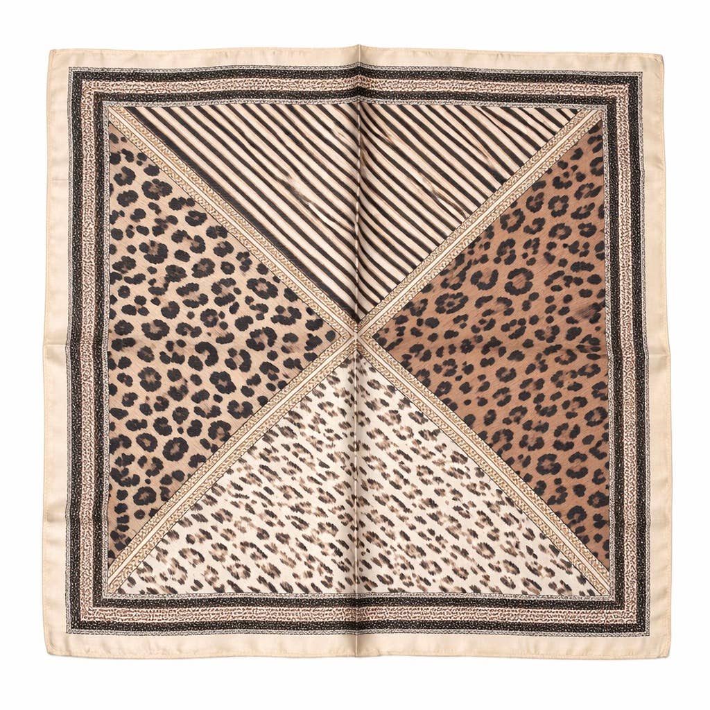 Patterned scarf 65 X 65 CM FL351DF