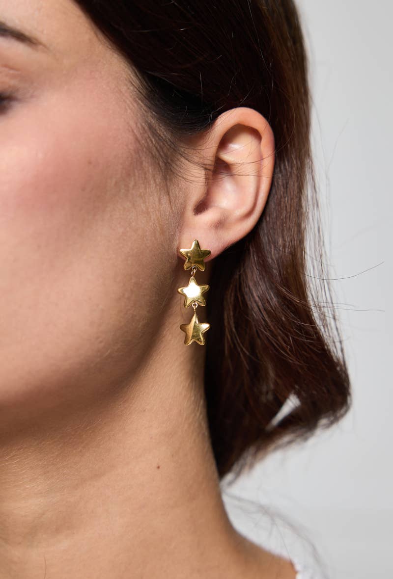 Boucles d'oreilles en acier inoxydable 124AQ302