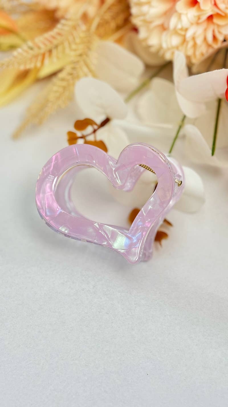 YH31 heart hair clip