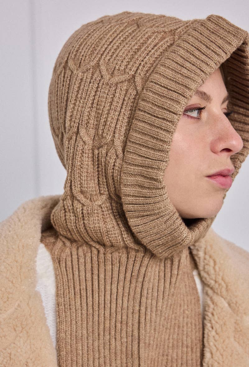 Slip-on split beanie MJ209SD