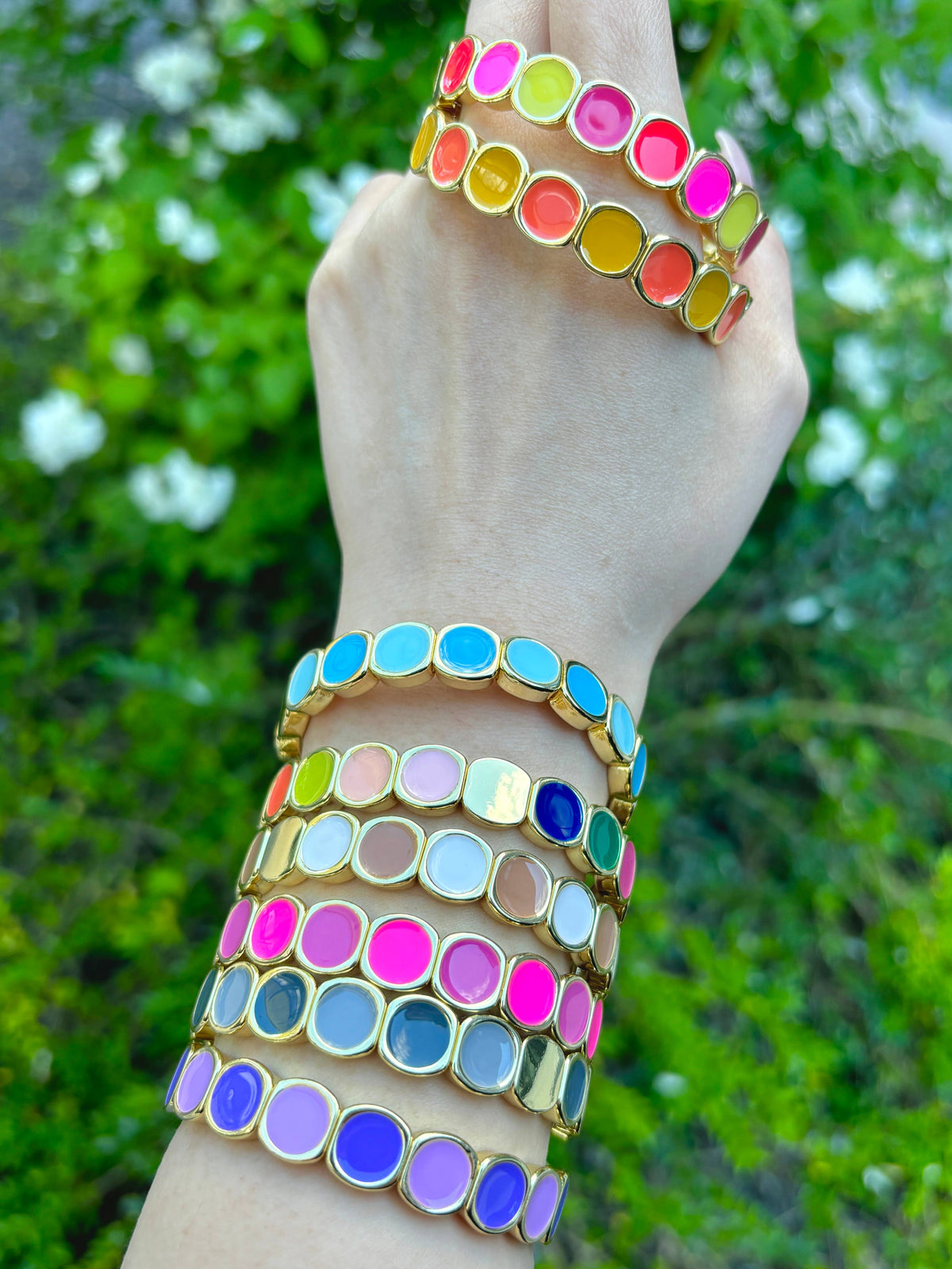 Colorful elastic bracelets 324CP02