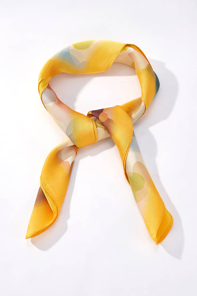 Patterned scarf 65 X 65 CM FL308DF