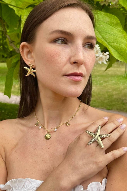 Stainless steel necklace 224RX69