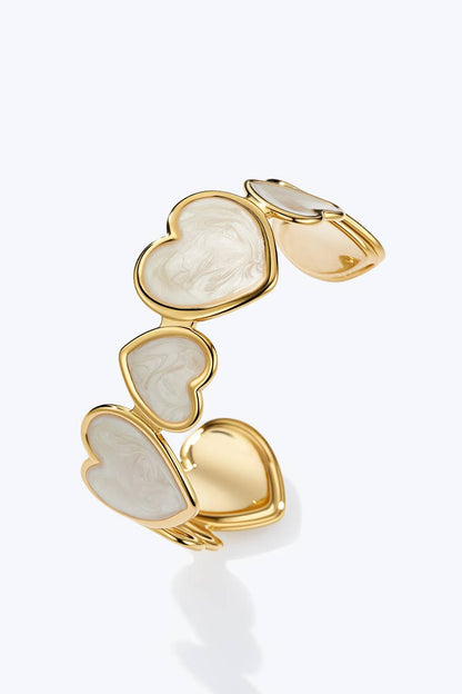 Stainless steel bangle bracelet 324AQ406