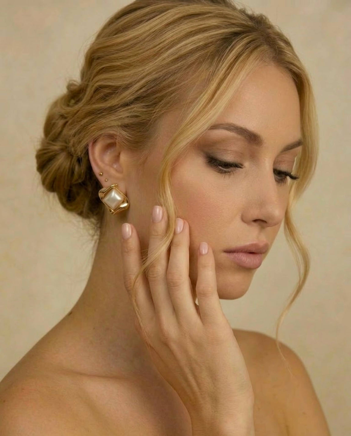 Boucles d'oreilles en acier inoxydable 124RX82