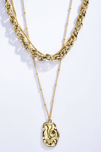 Stainless steel necklace 224DY45