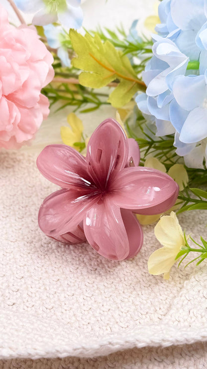 8cm flower hair clip YH90