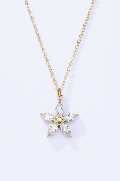 Stainless steel chain necklace 224RX97