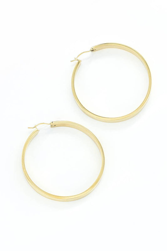 Boucles d'oreilles en acier inoxydable 124AQ277