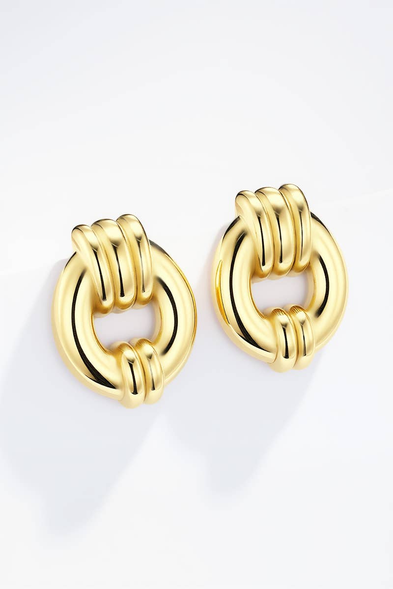 Stainless steel earrings 124CA33