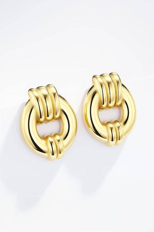 Boucles d'oreille en acier inoxydable 124CA33