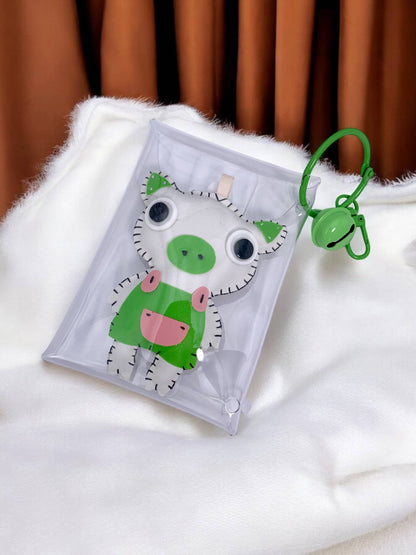 Porte-clé peluche avec clochette JSG38