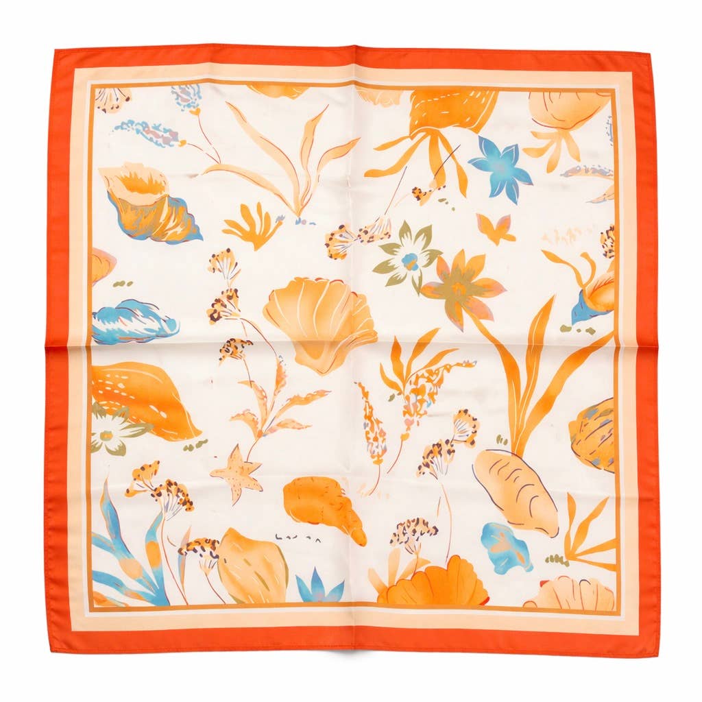 Patterned scarf 65 X 65 CM FL348DF