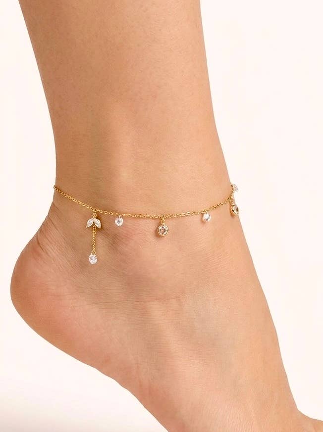 624AQ72 stainless steel ankle chains