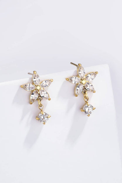 Boucles d'oreilles en acier inoxydable 124AQ552
