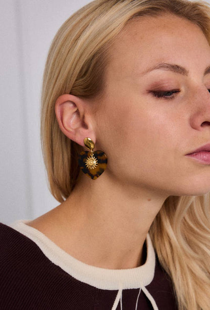 Boucles d'oreille en acier inoxydable 124RX185