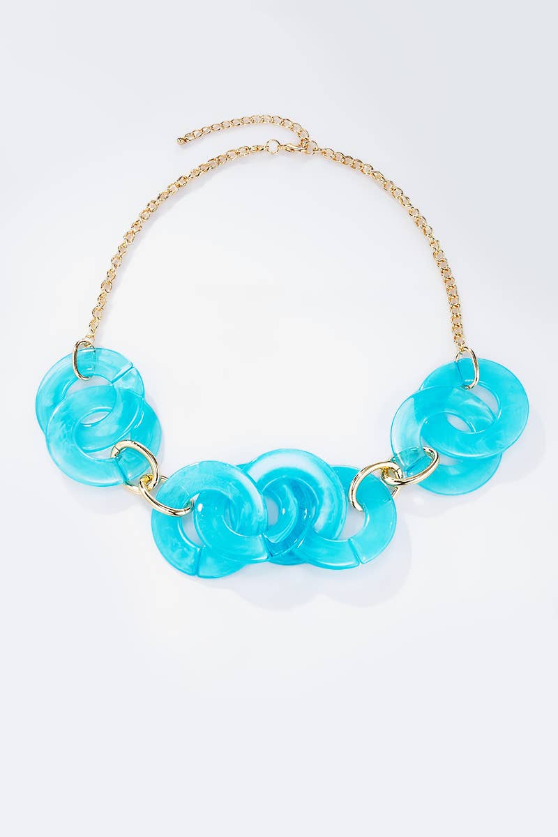 Resin necklace 2WY04