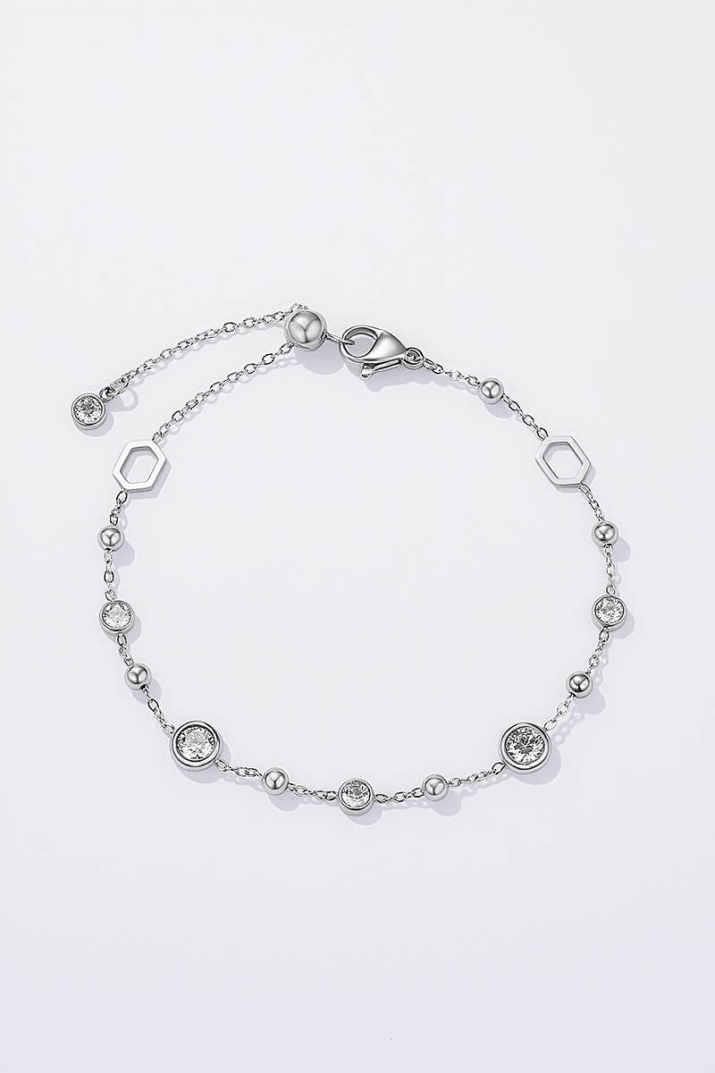 Stainless steel bracelet 324AQ280