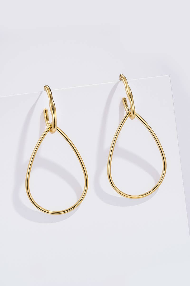 124RX272 stainless steel earrings