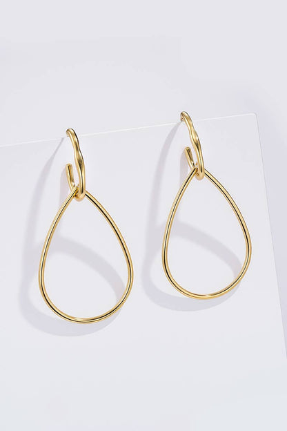 124RX272 stainless steel earrings