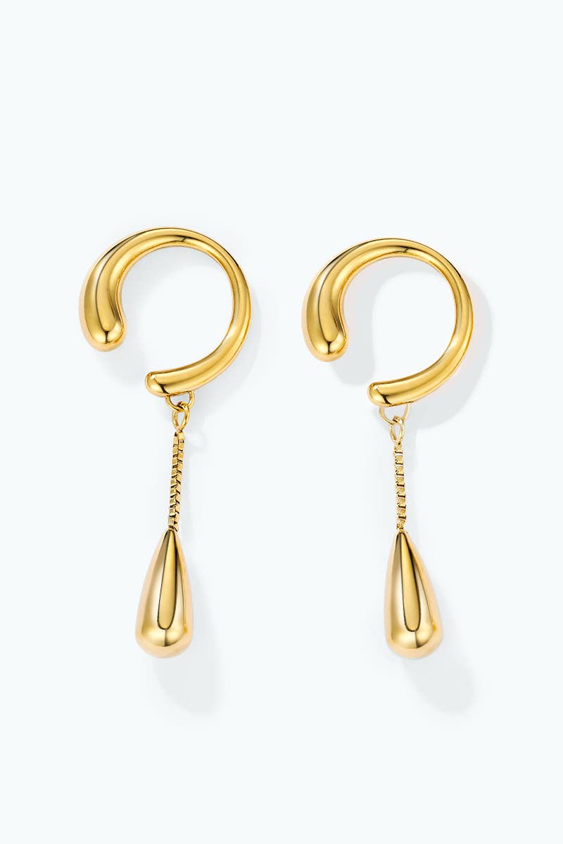 Stainless steel ear cuffs 124AQ657