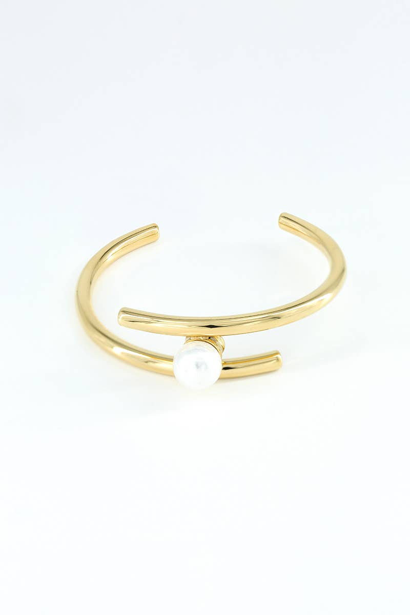 Stainless steel bangle 324AQ129