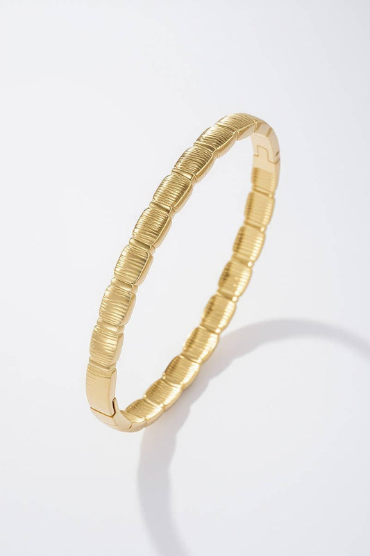 Stainless steel bangle bracelet 324AQ287