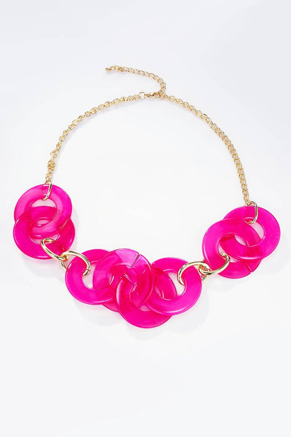 Resin necklace 2WY04