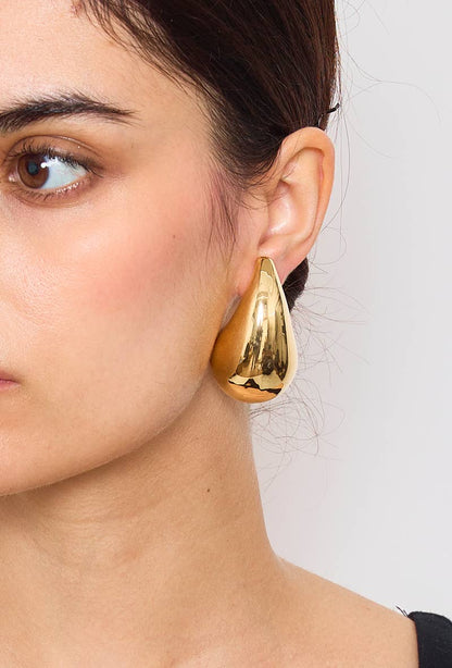 Boucles d'oreilles gouttes XL en acier inoxydable 124YC10