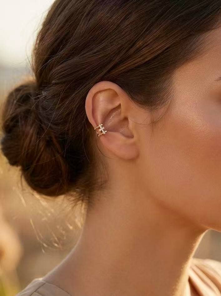 Stainless steel ear cuff 124RX297
