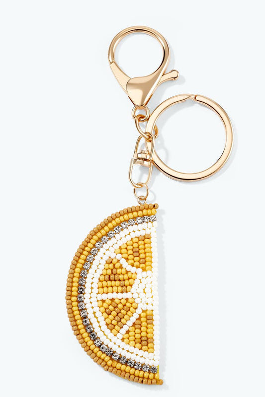 Porte-clés Citron en perles de rocaille PC155SY