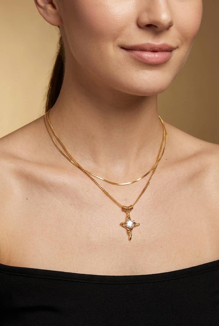 Collier en acier inoxydable 224DY43