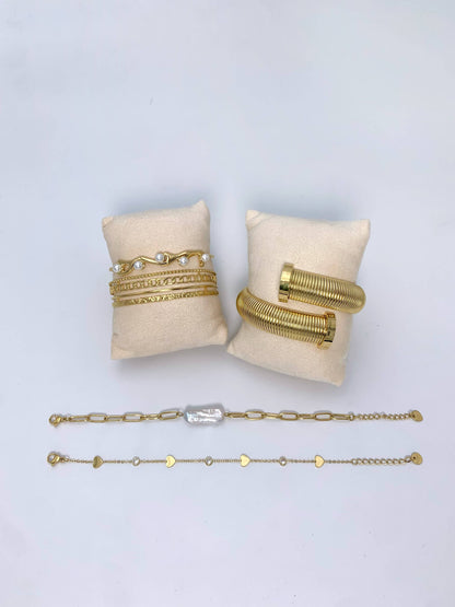 Set de bracelets en acier inoxydable SET46