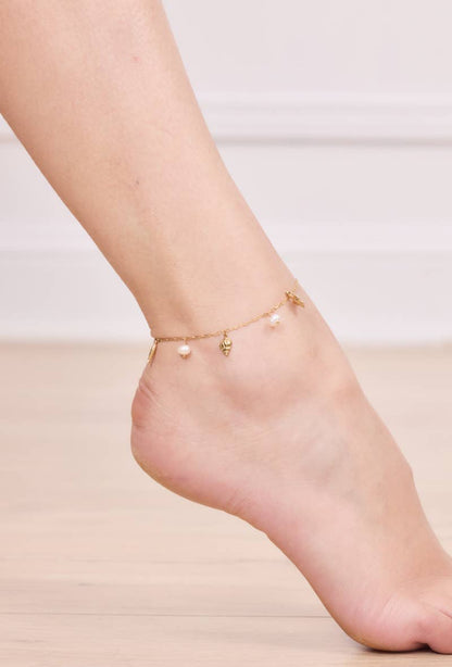 Stainless steel anklet 624AQ10