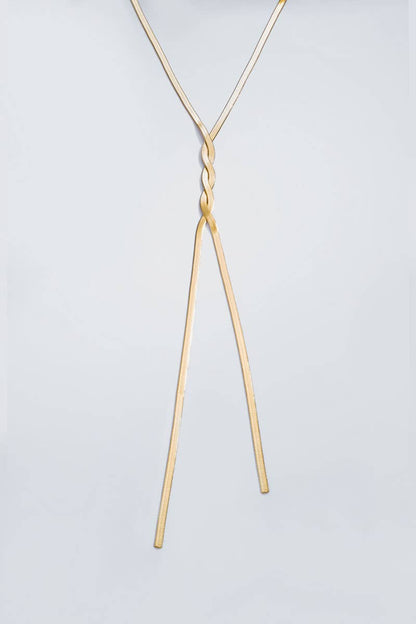 Collier Y long en acier inoxydable 224AQ23