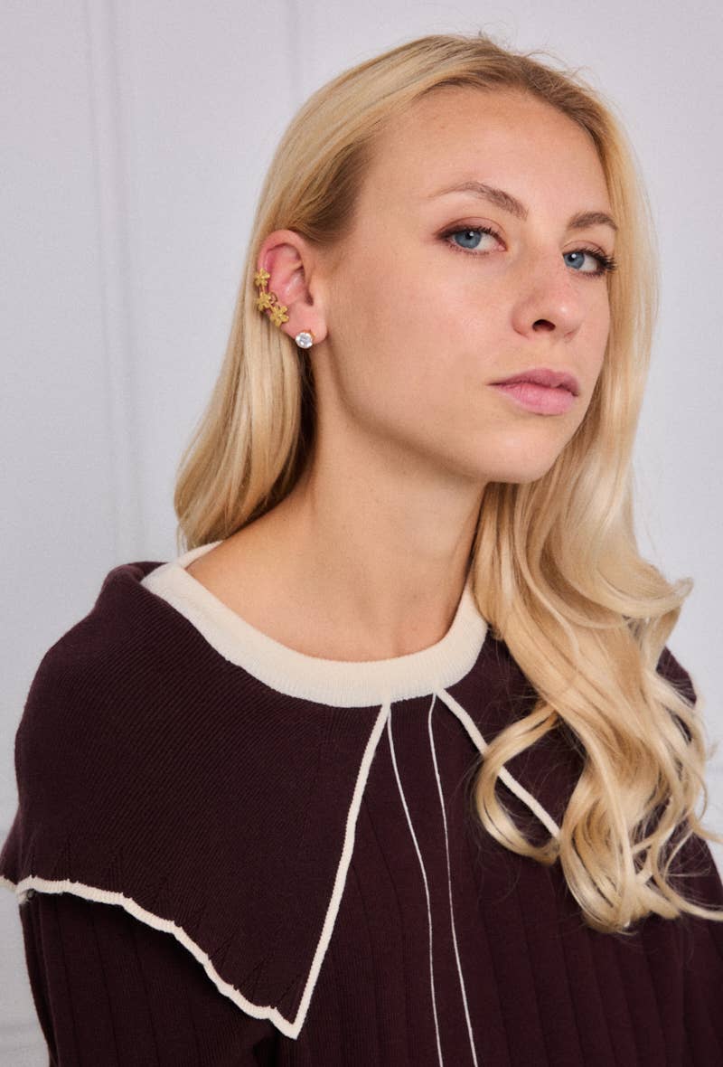 124RX204 stainless steel earrings