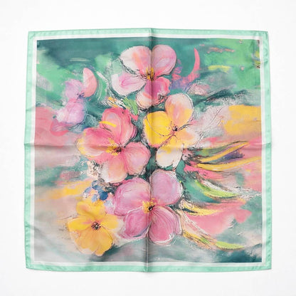 Patterned scarf 65 X 65 CM FL357DF