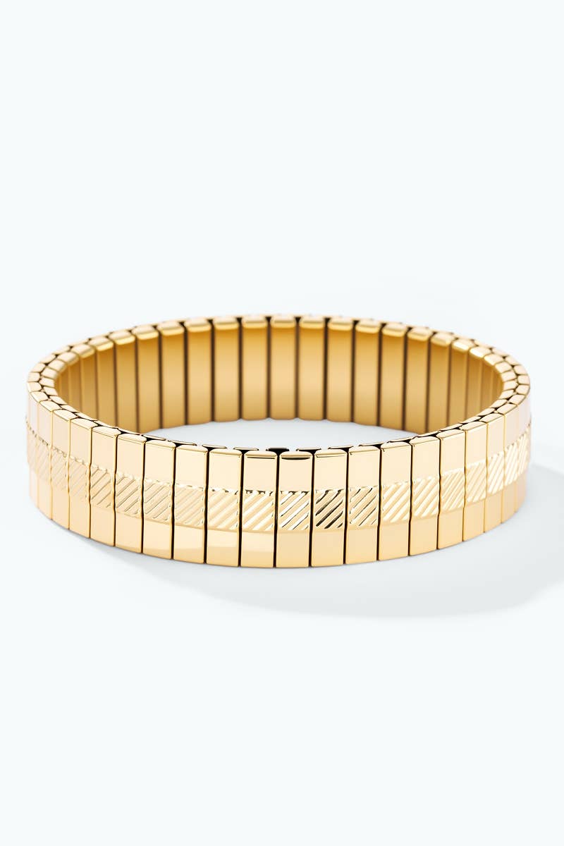 Bracelet jonc en acier inoxydable 324AQ401