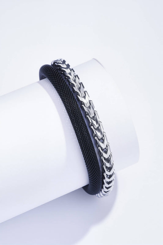 Bracelet 20cm en acier inoxydable 324OP52
