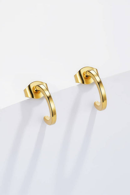 Boucles d'oreille en acier inoxydable 124RX136
