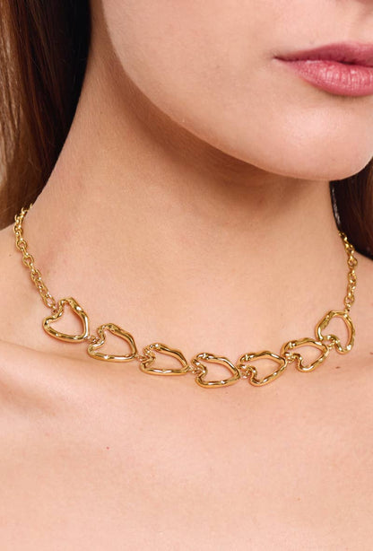 Stainless steel necklace 224AQ117