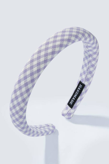 Gingham headband ST302