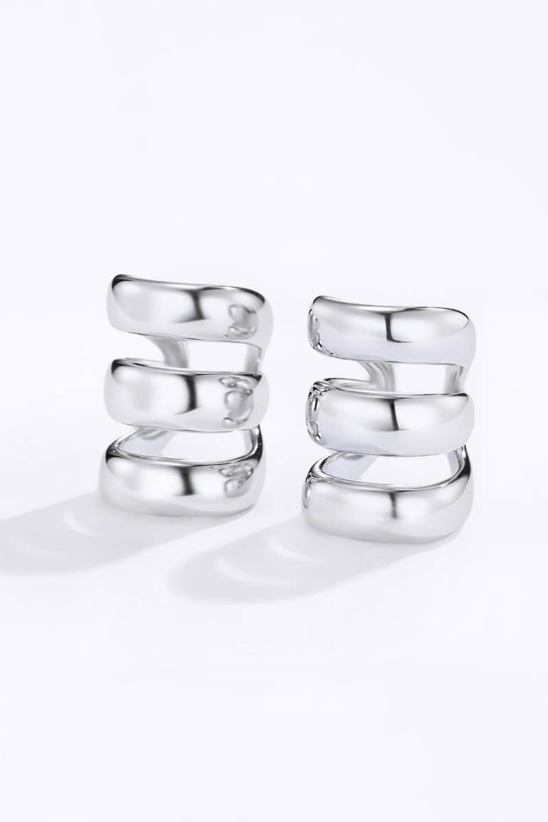 Stainless steel earrings 124AQ383