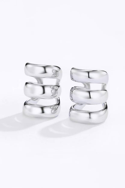 Stainless steel earrings 124AQ383