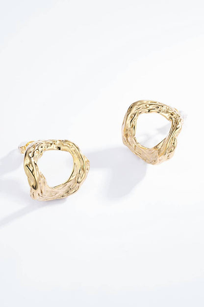 Boucles d'oreilles en acier inoxydable 124DY30