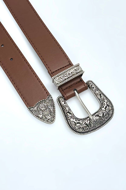 CT10 faux leather belt