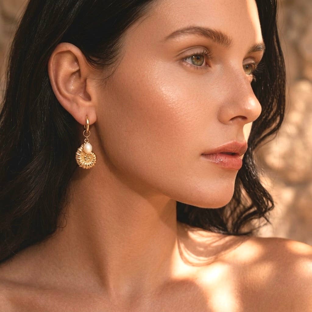 Stainless steel earrings 124AQ650