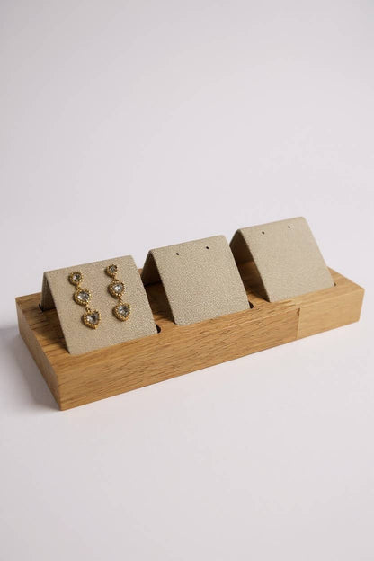 3-slot earring display RY39