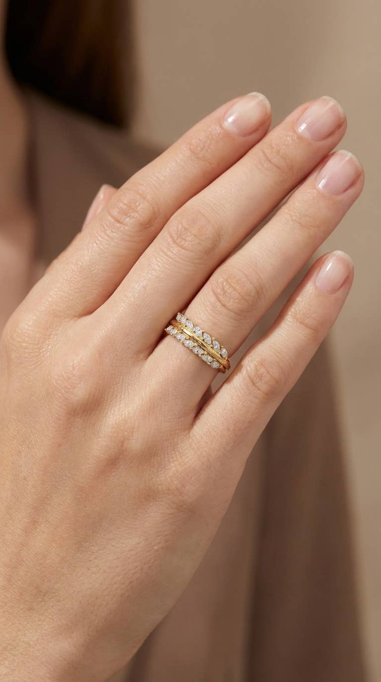 424RX321 stainless steel ring